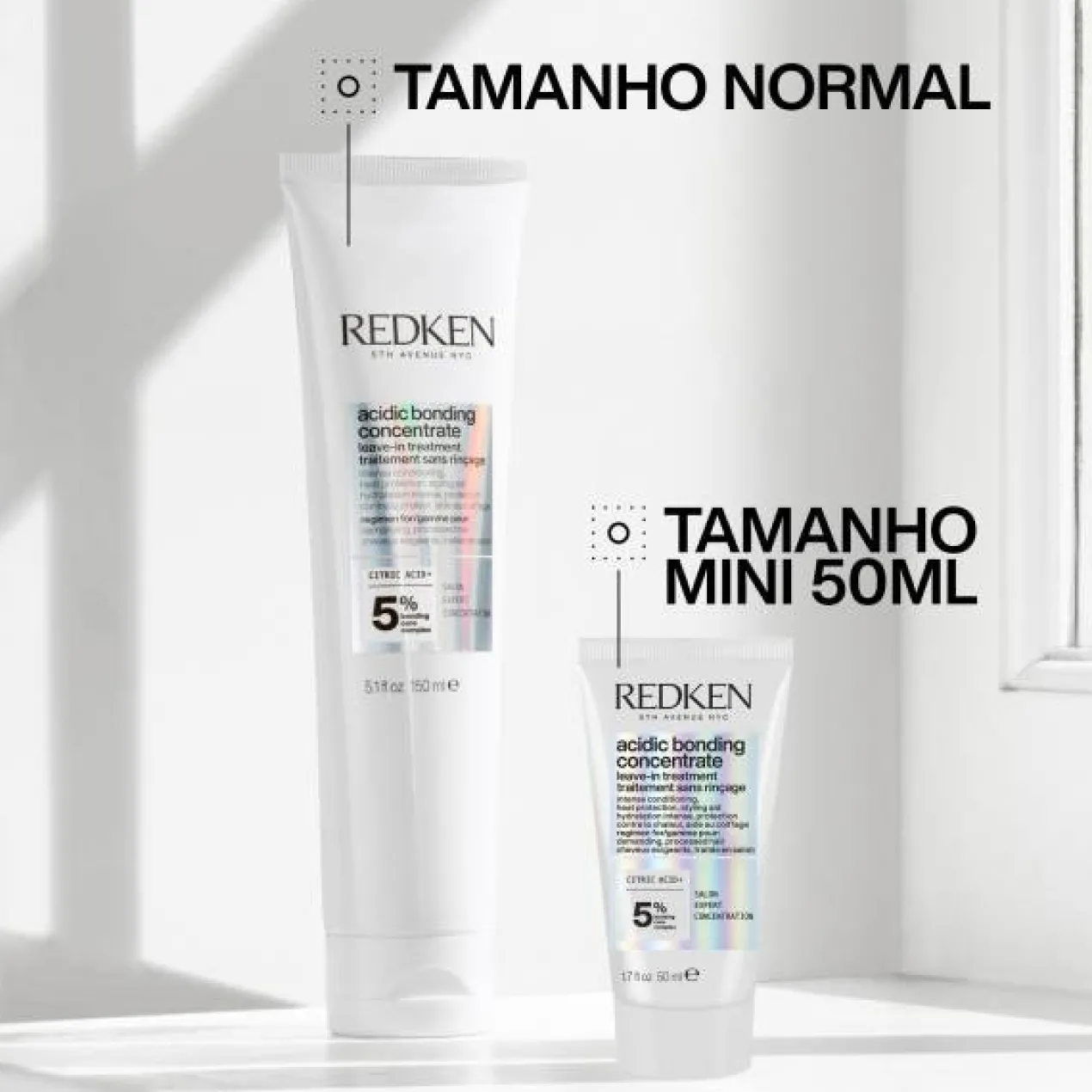 Acidic Bonding Concentrate Leave-In Treatment para Cabelos Danificados