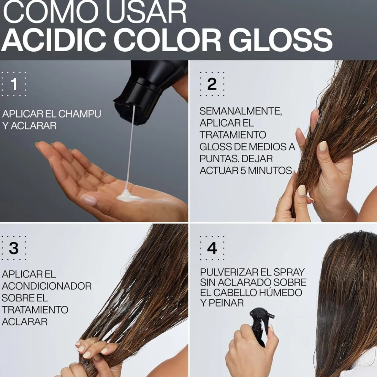 Acidic Color Gloss Tratamento sem Aclarado para Cabelos Coloridos