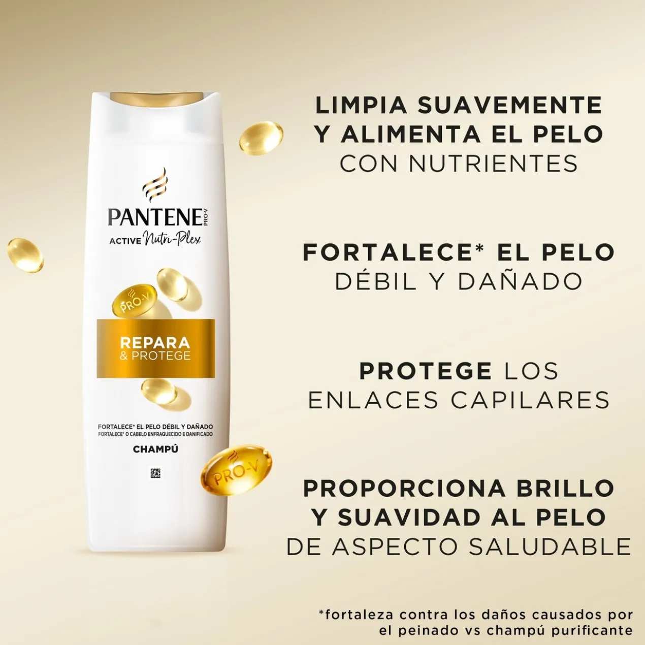Active Nutri-Plex Pro-V Repara & Protege Champô + Máscara Protetora com Queratina