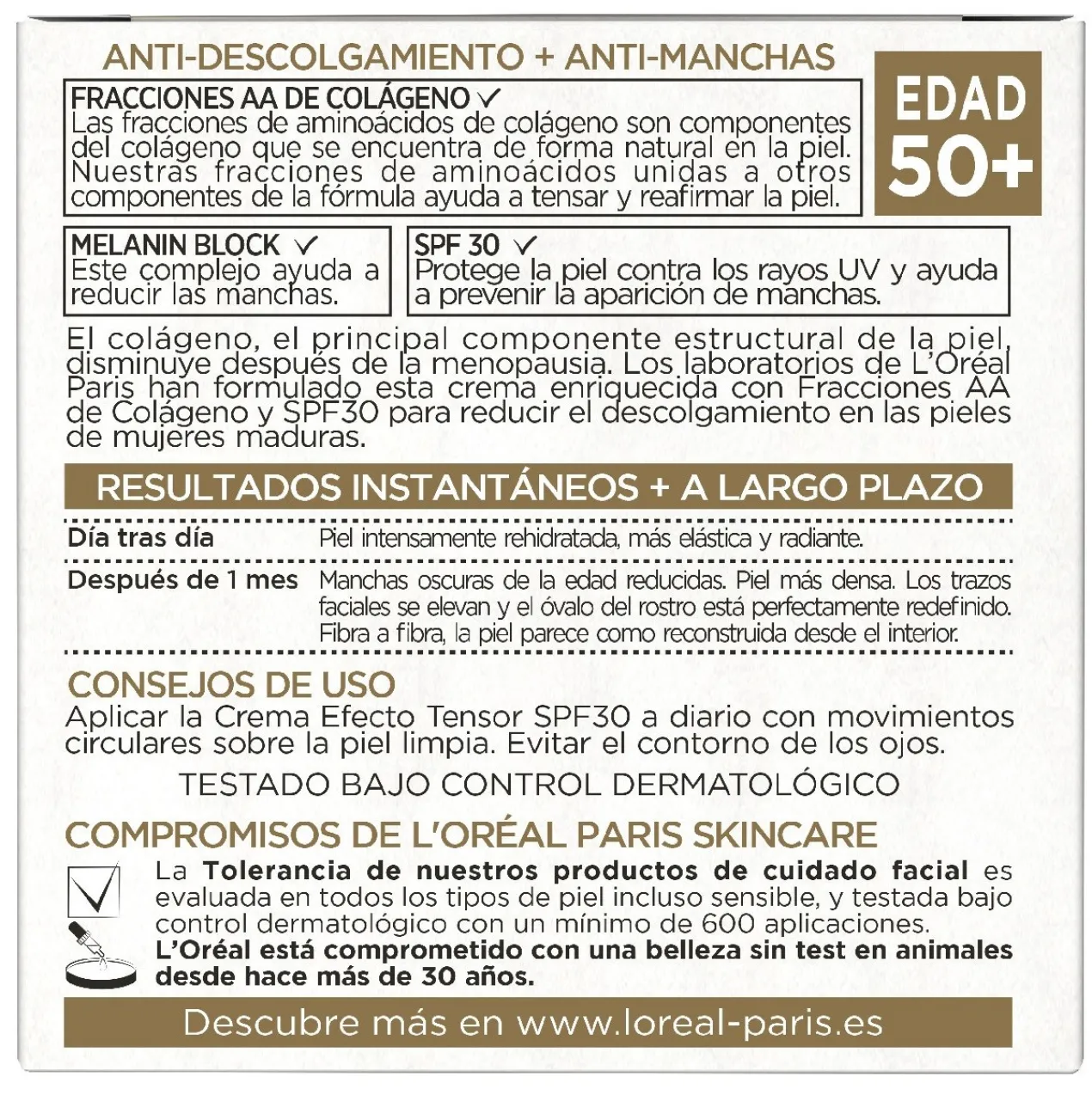 Age Perfect Creme SPF 30 Antiflacidez e Antimanchas