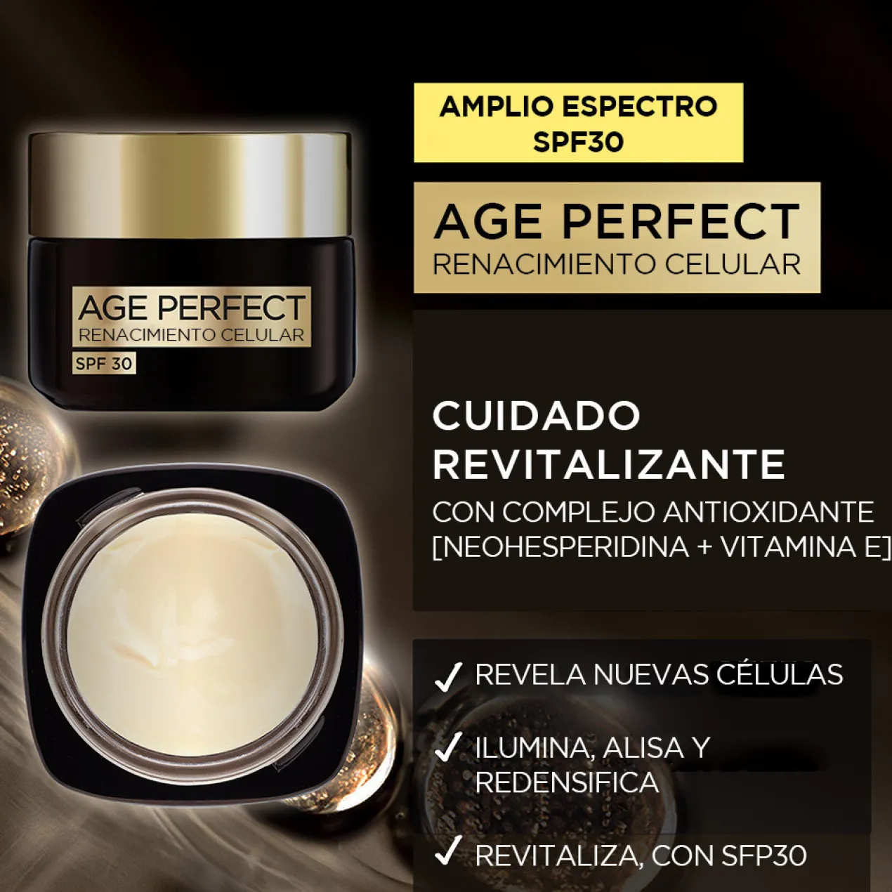 Age Perfect Renascimento Celular Creme Regenerador SPF30 com Complexo Antioxidante