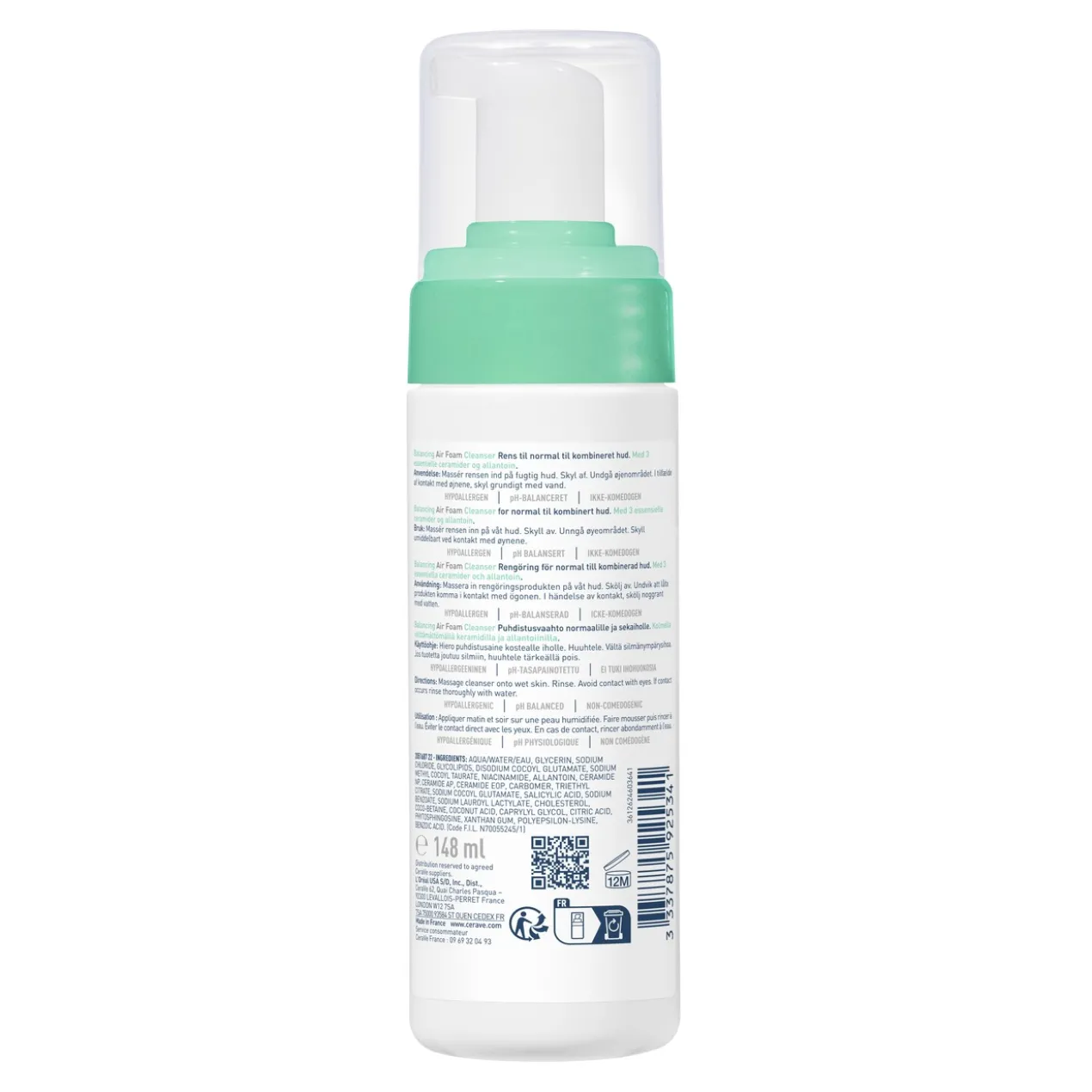 Air Foam Mousse de Limpeza Reequilibrante