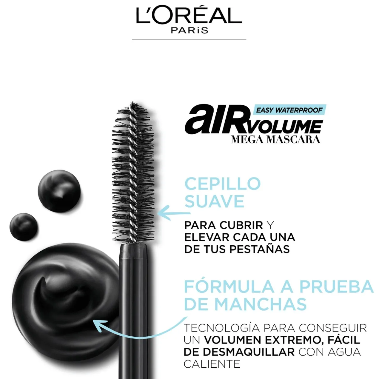 Air Volume Mega Máscara de Pestanas Waterproof
