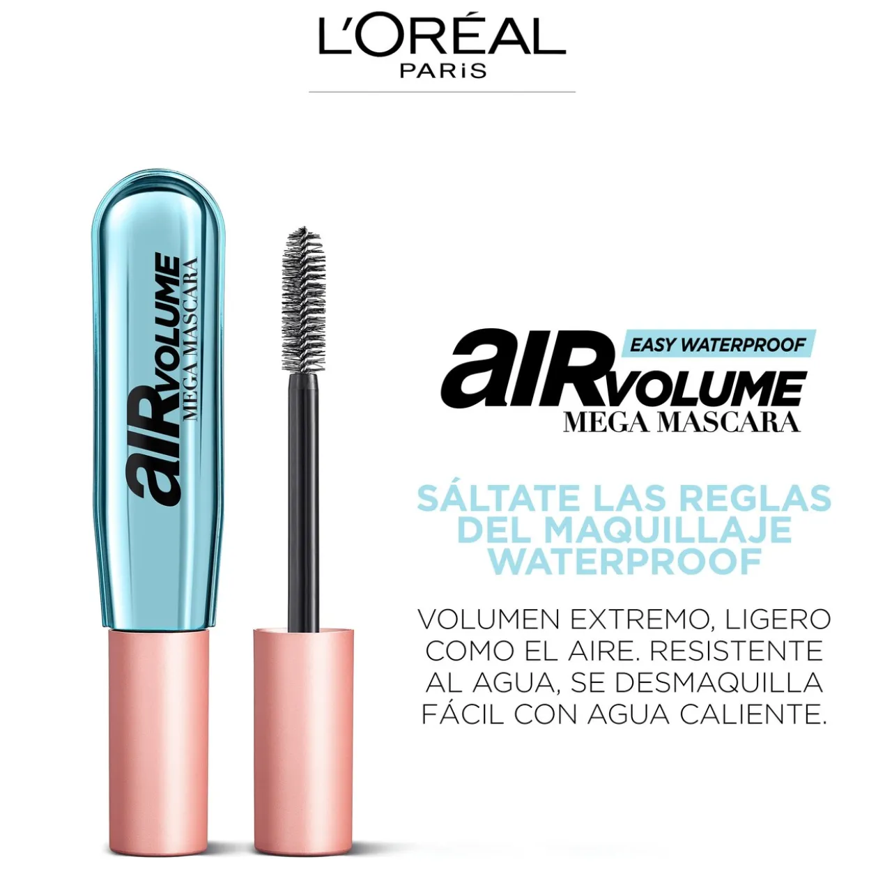 Air Volume Mega Máscara de Pestanas Waterproof
