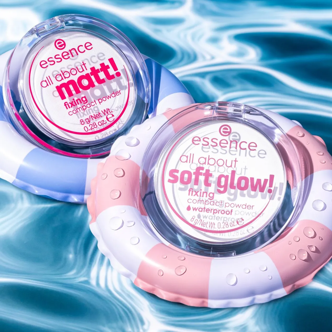 All About Soft Glow! Pó Compacto Fixador Resistente à Água
