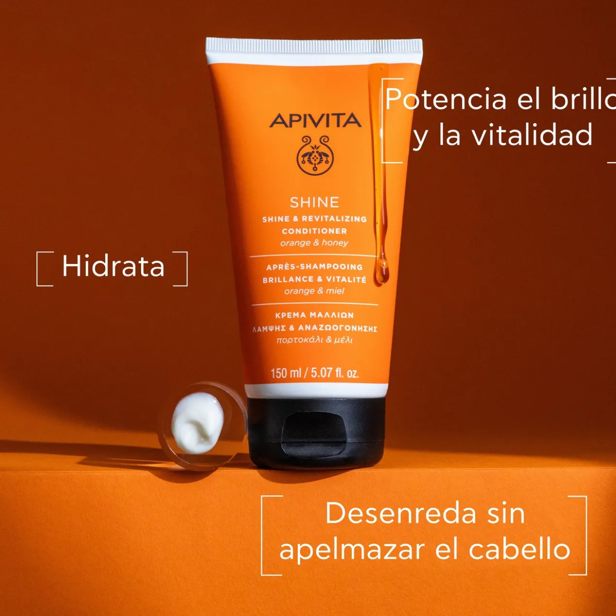 Amaciador Brilho e Vitalidade de Laranja e Mel