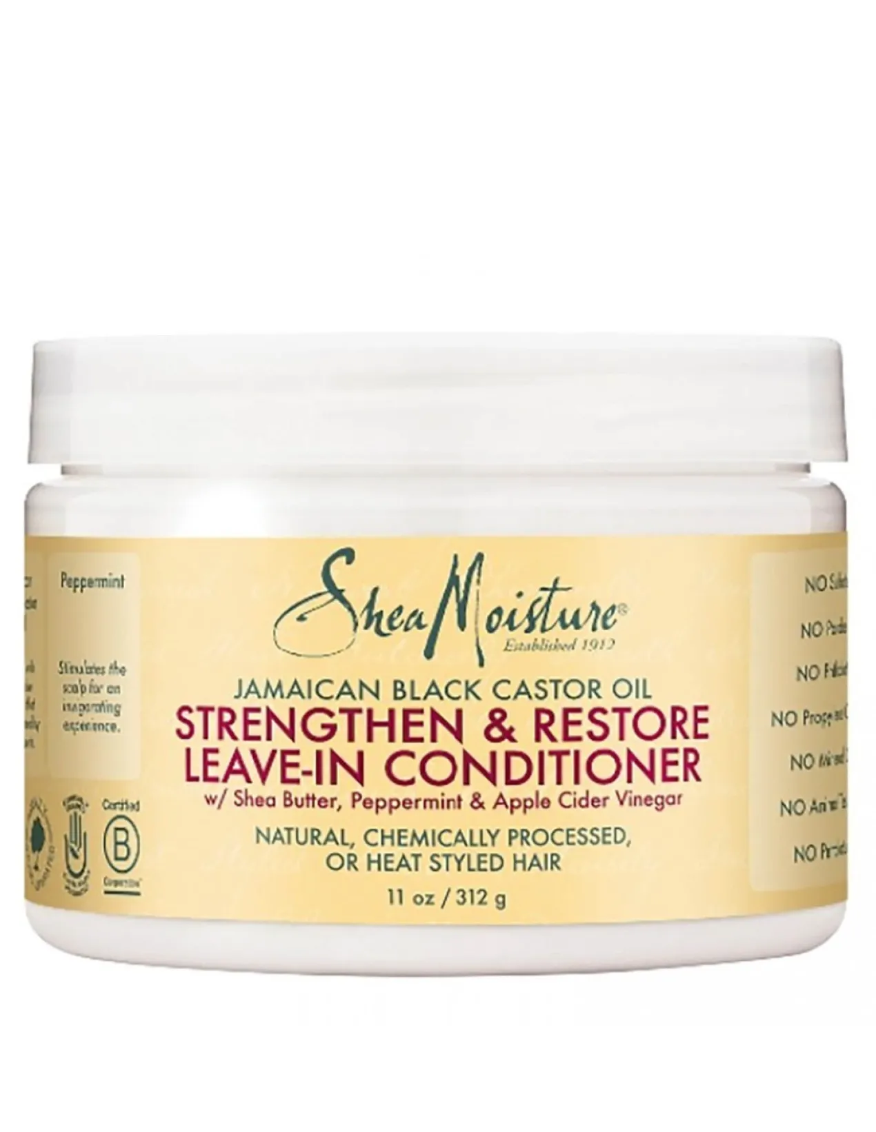 Amaciador sem enxaguamento Strengthen & Restore Jamaican Black Castor Oil