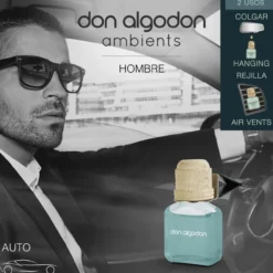 Ambientador de Carro Hombre Sândalo e Âmbar