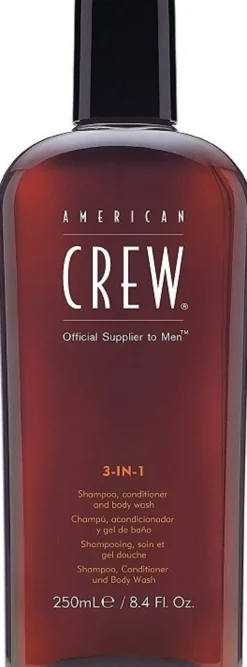 American Crew Champô 3 em 1 para homem