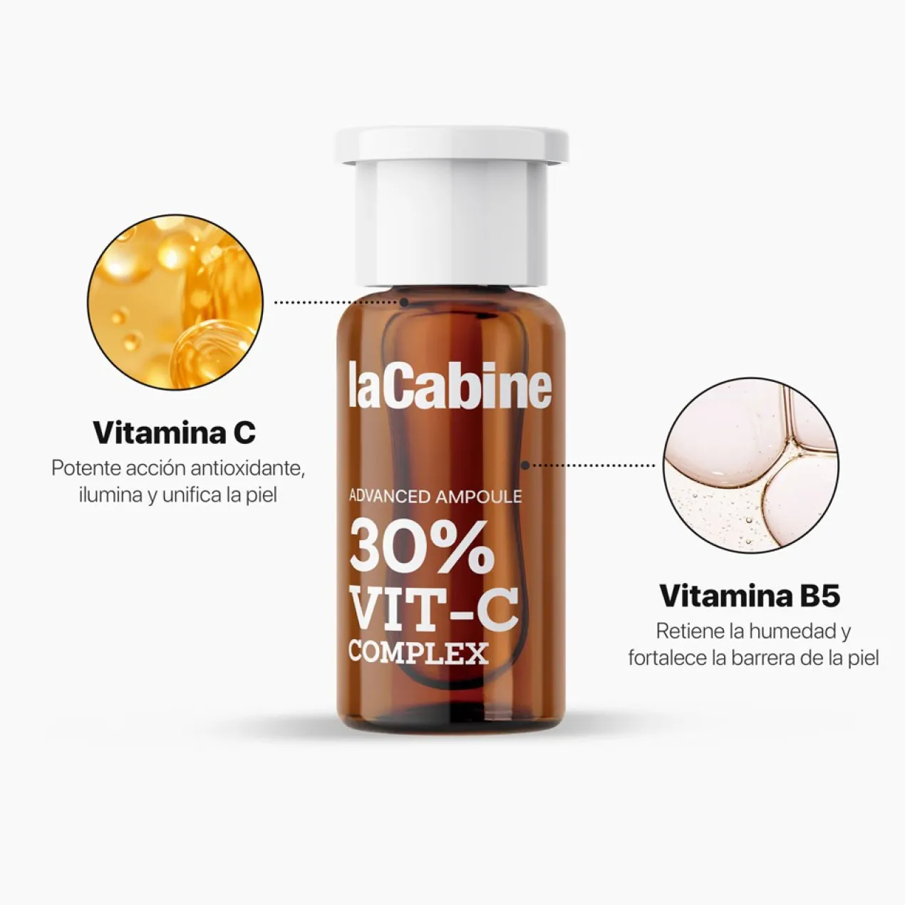Ampola Avançada 30% Vitamina C + Vitamina B5