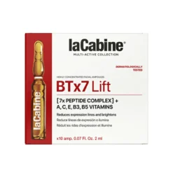 Ampolas Antirrugas com 7 Péptidos e Vitaminas BTx7 Lift