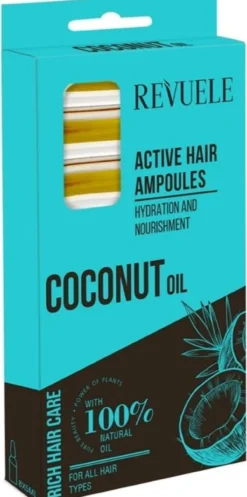 Ampolas Capilares de Óleo de Coconut ativas