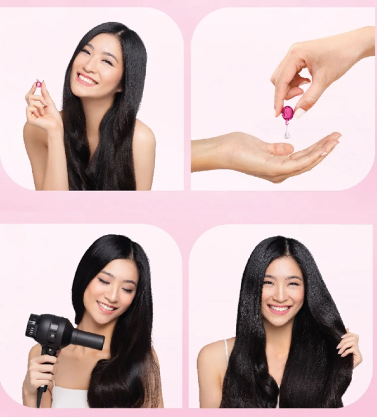 Ampolas de Vitaminas para Cabelo Danificado
