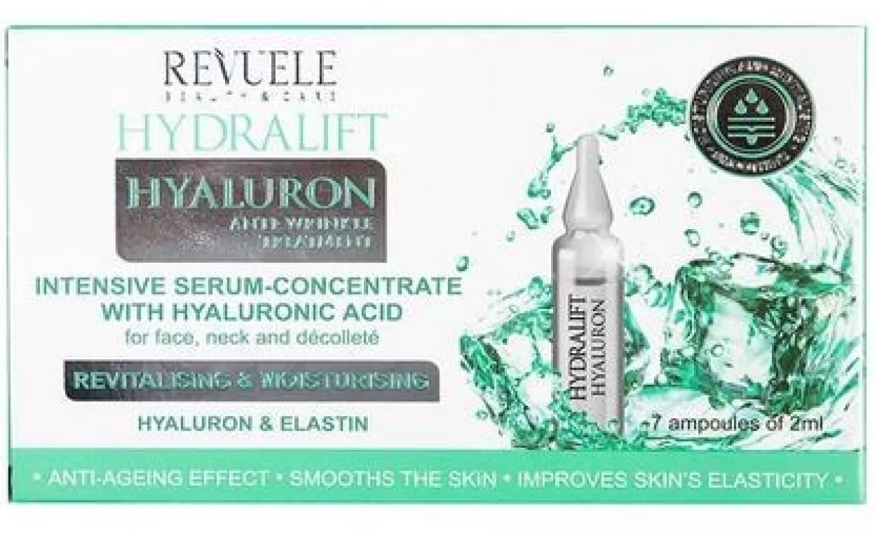 Ampolas Hydralift com Ácido Hialurónico