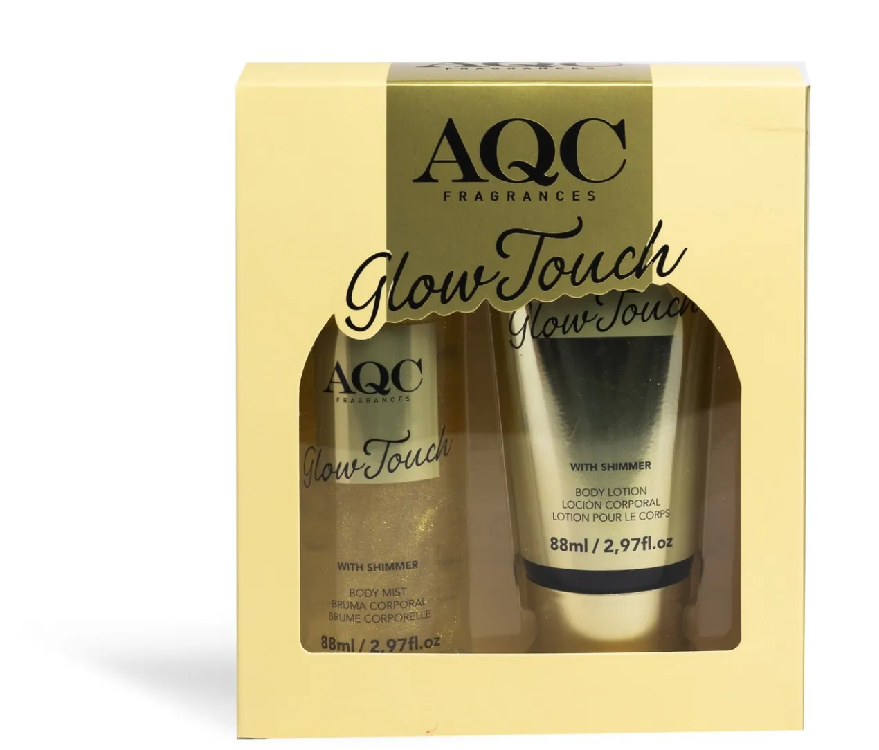 AQC FRAGANCES Glow Touch Shimmer Duo Bruma Corporal + Loção Corporal