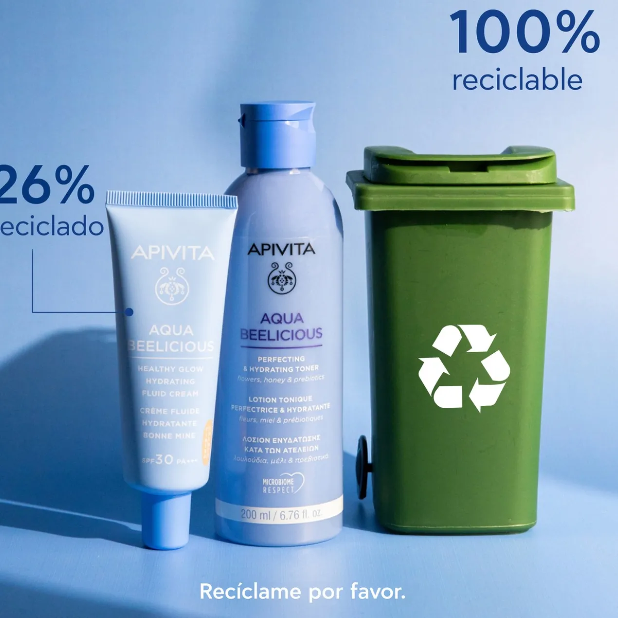 Aqua Beelicious Creme Fluido Iluminador Hidratante SPF30 com Cor
