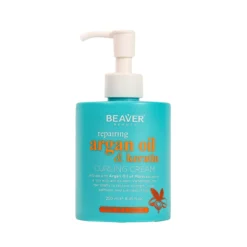 Argan Oil & Keratin Creme para Caracóis