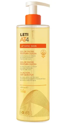 AT4 Atopic Skin Gel de Banho Textura Oleosa