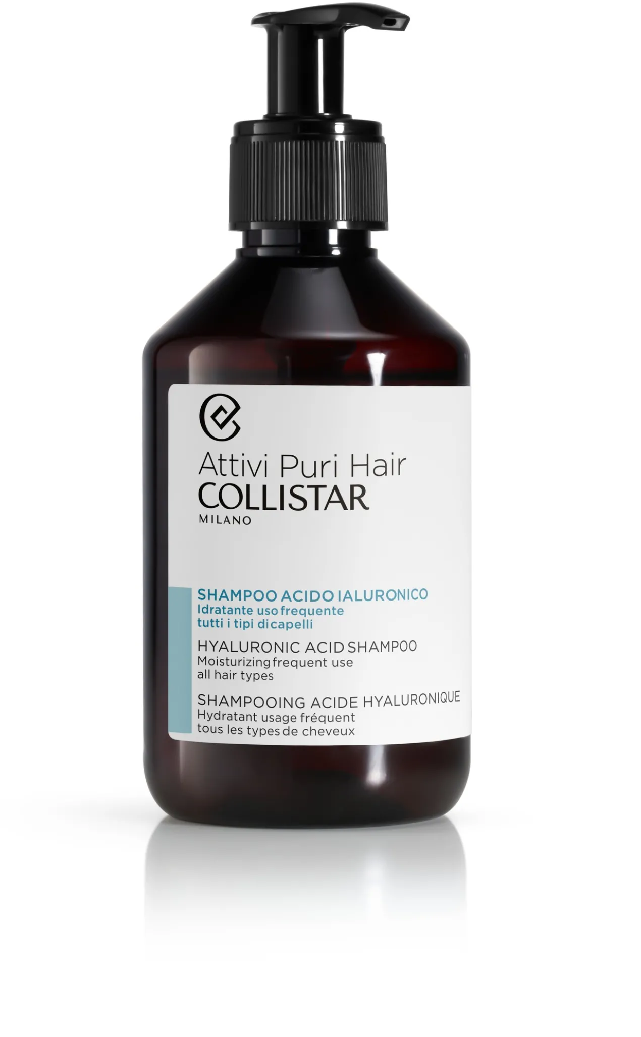 Attivi Puri Hair Champô Ácido Hialurónico Hidratante