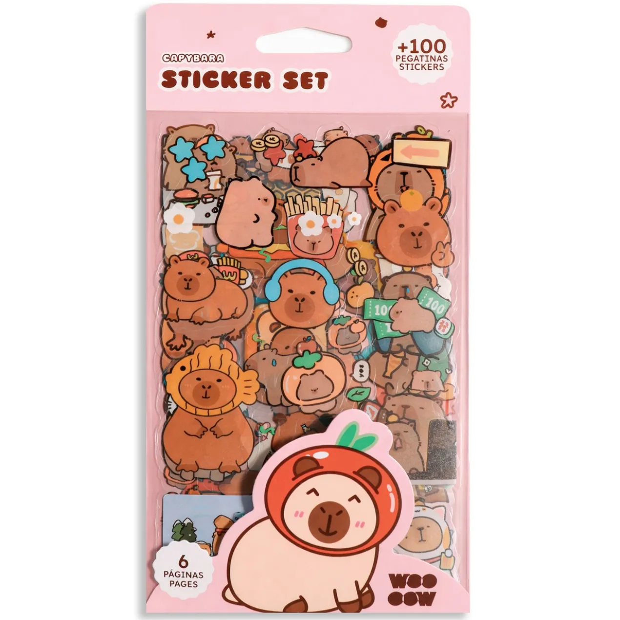Autocolantes Capybara Sticker Set
