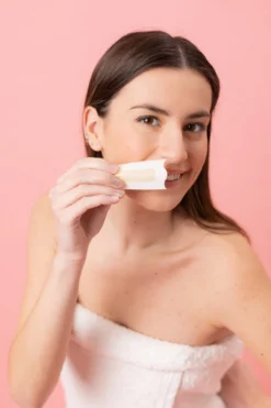 Bandas Depilatórias para o Rosto de Peles Sensíveis