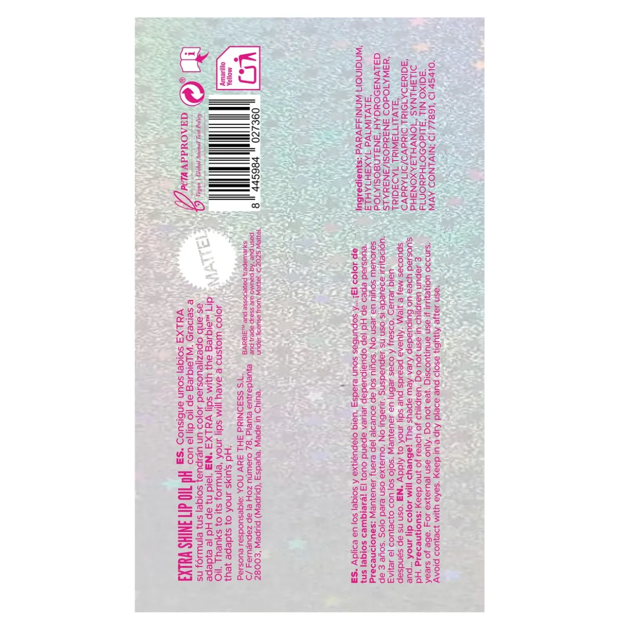 Barbie / Princess Extra Shine Lip Oil PH