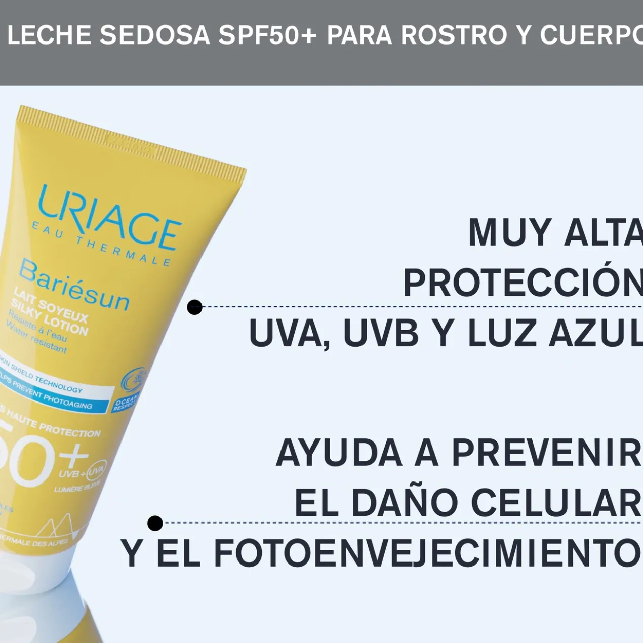 Bariésun Leite Solar SPF50+
