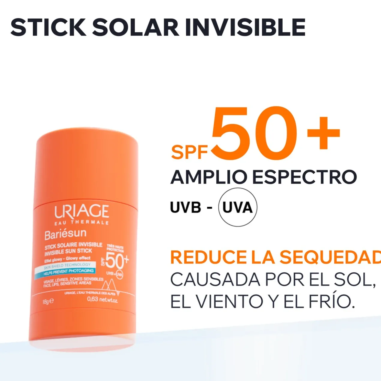 Bariésun Stick Solar Invisível SPF50+