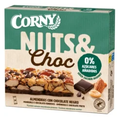 Barra Nutritiva Nuits & Choc Amêndoas, Amendoins e Chocolate Preto