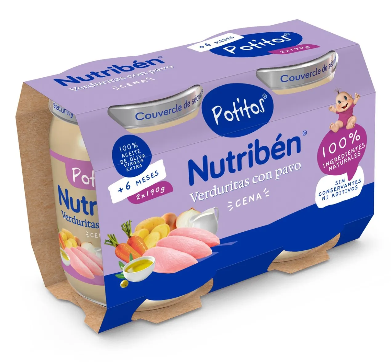 Bipack Boião Legumes com Peru