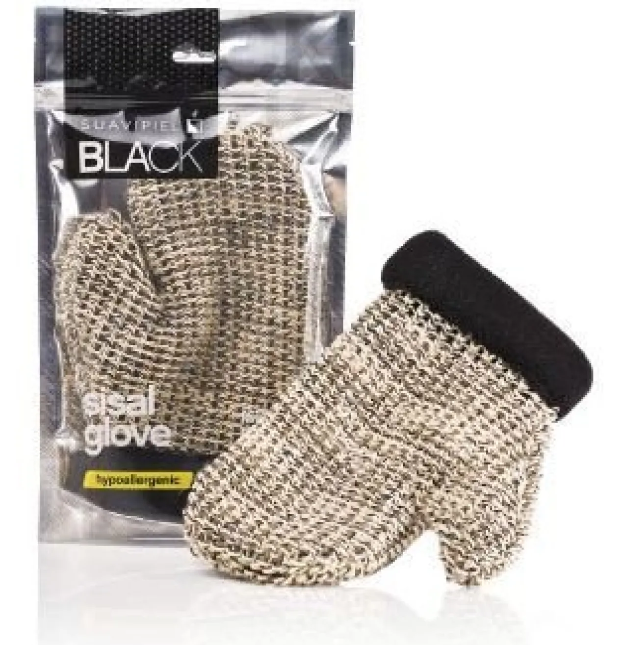 Black Luva Esfoliante Sisal