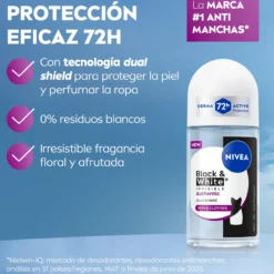 Black & White Authentic Roll-on Desodorizante Para Mulher