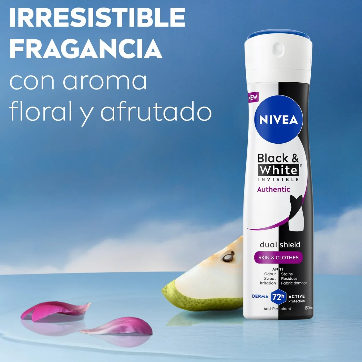 Black & White Authentic Spray Desodorizante Para Mulher