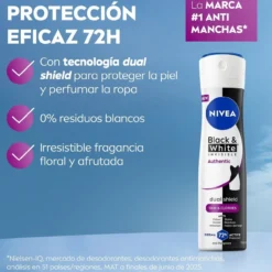 Black & White Authentic Spray Desodorizante Para Mulher