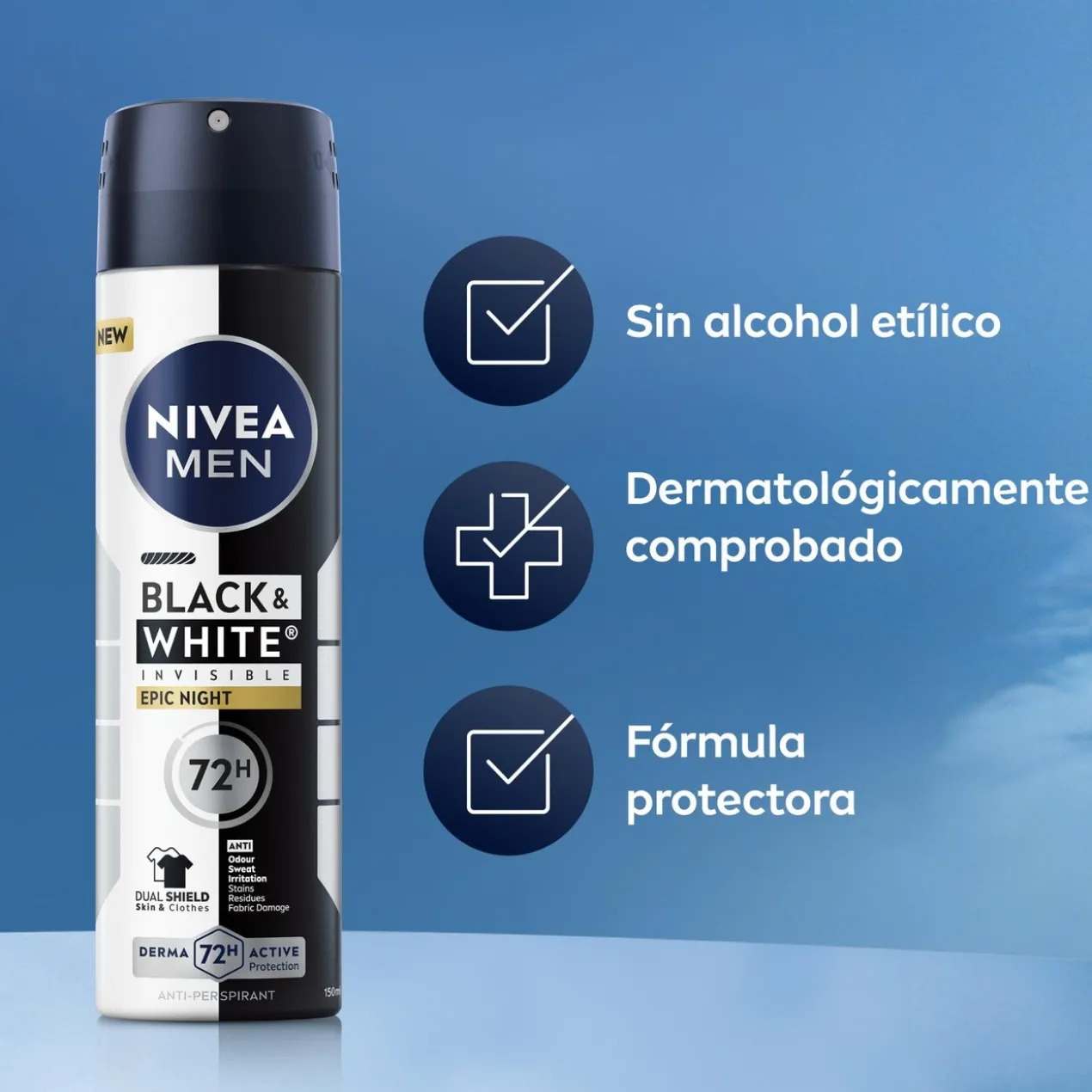 Black & White Epic Night Spray Desodorizante Para Homem
