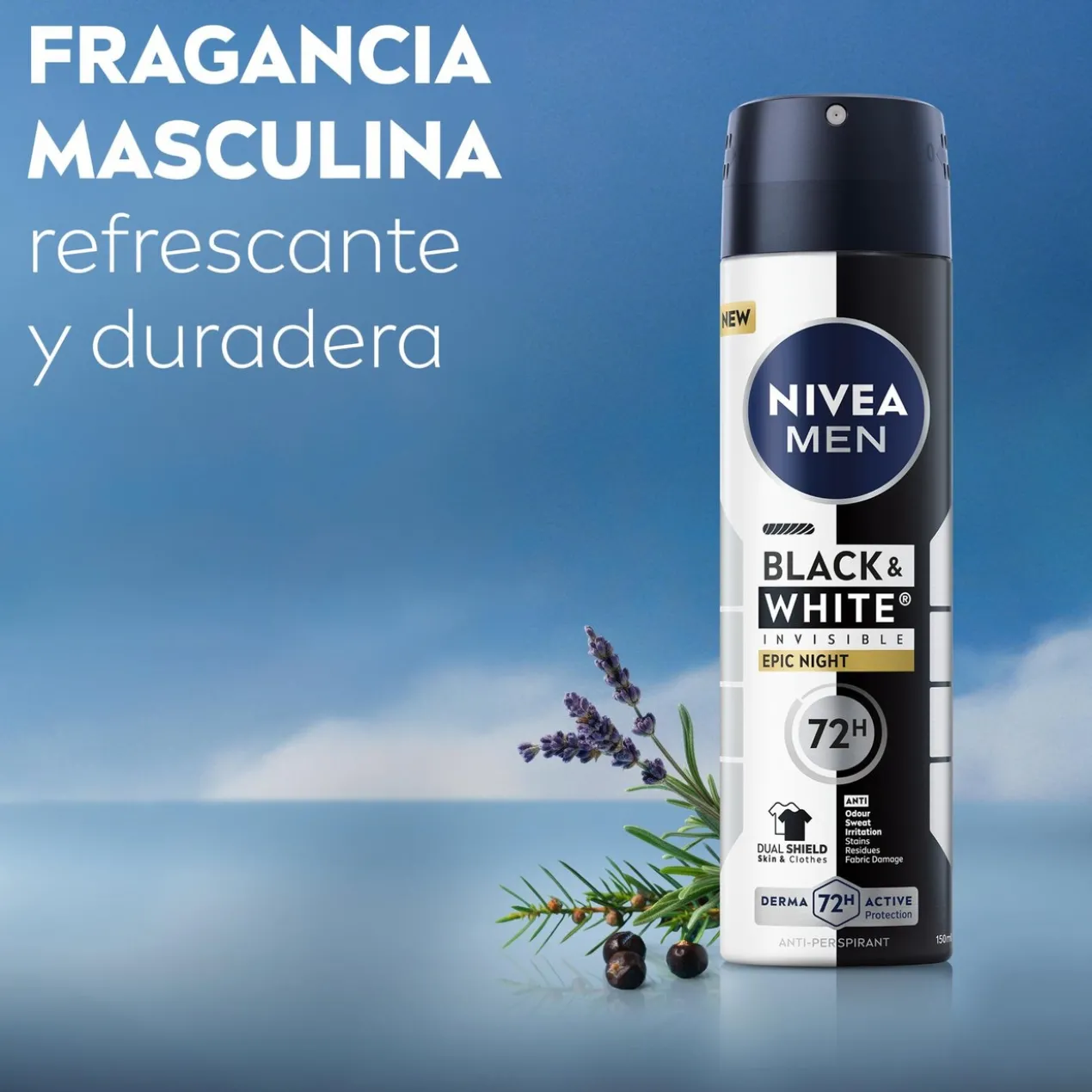 Black & White Epic Night Spray Desodorizante Para Homem