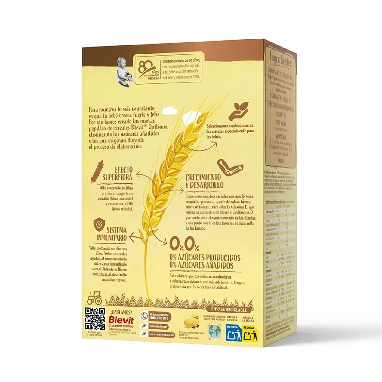 Blevit Optimum 8 Cereais e Banana