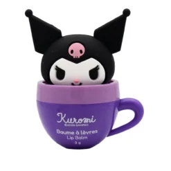 Bálsamo Labial Friends Hello Kitty, Kuromi ou Cinnamoroll Cup Topper