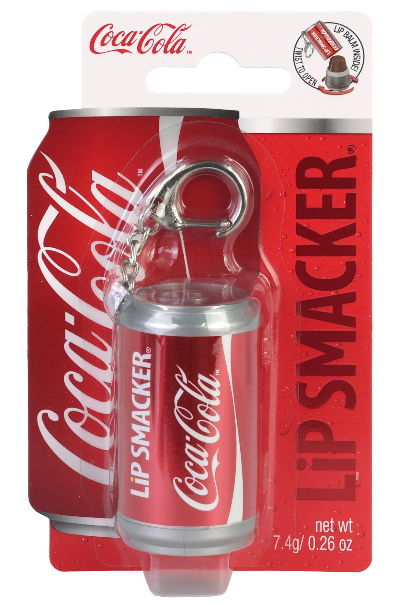 Bálsamo labial + Porta-chaves Coca-Cola