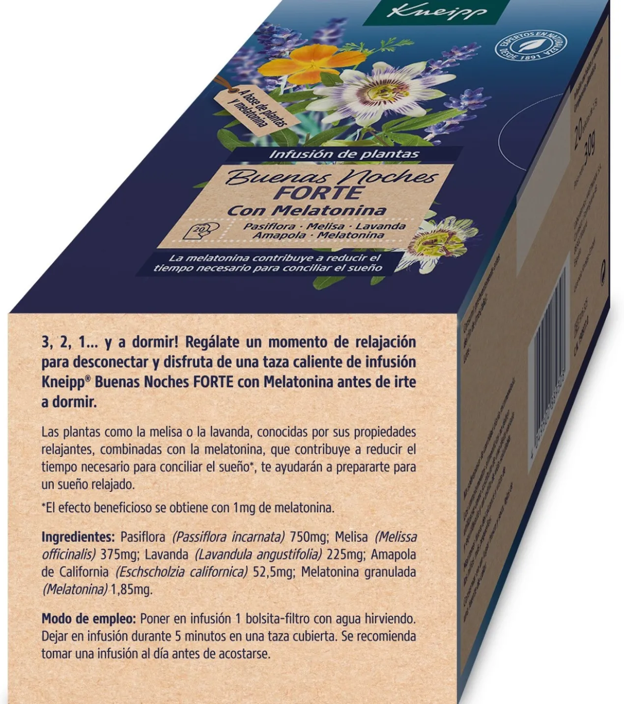 Boa Noite Forte com Melatonina Infusão