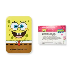 Bob Esponja Conjunto Anti Imperfeições Sabonete Facial + Lata Travel