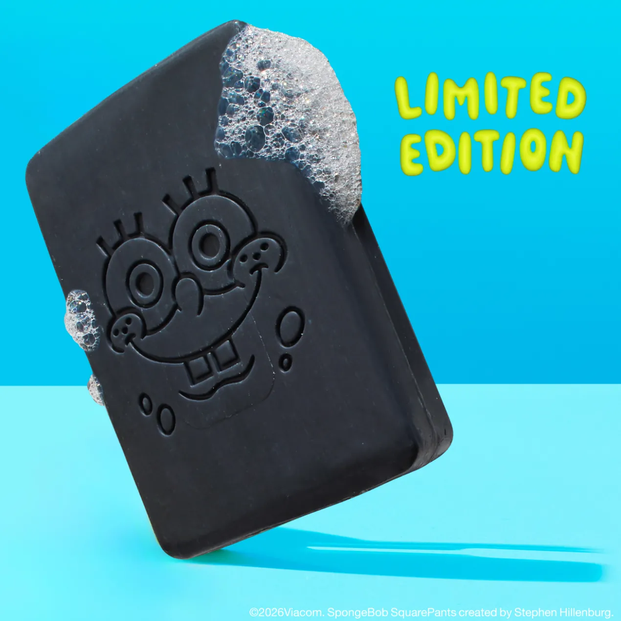Bob Esponja Edição Limitada Anti-Breakout Facial Cleansing Bar Sabonete Facial