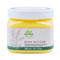 Body Butter Hidratante com Cúrcuma, Manteiga de Karité e Vitamina E