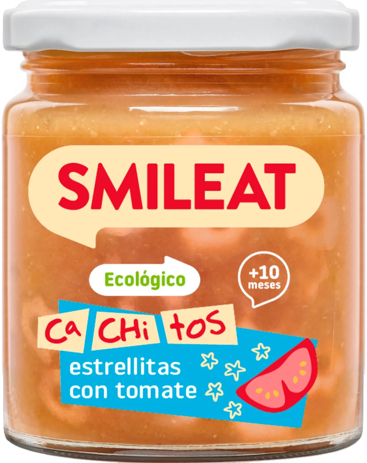 Boiãozinho Cachitos Estrelinhas com Tomate +10M
