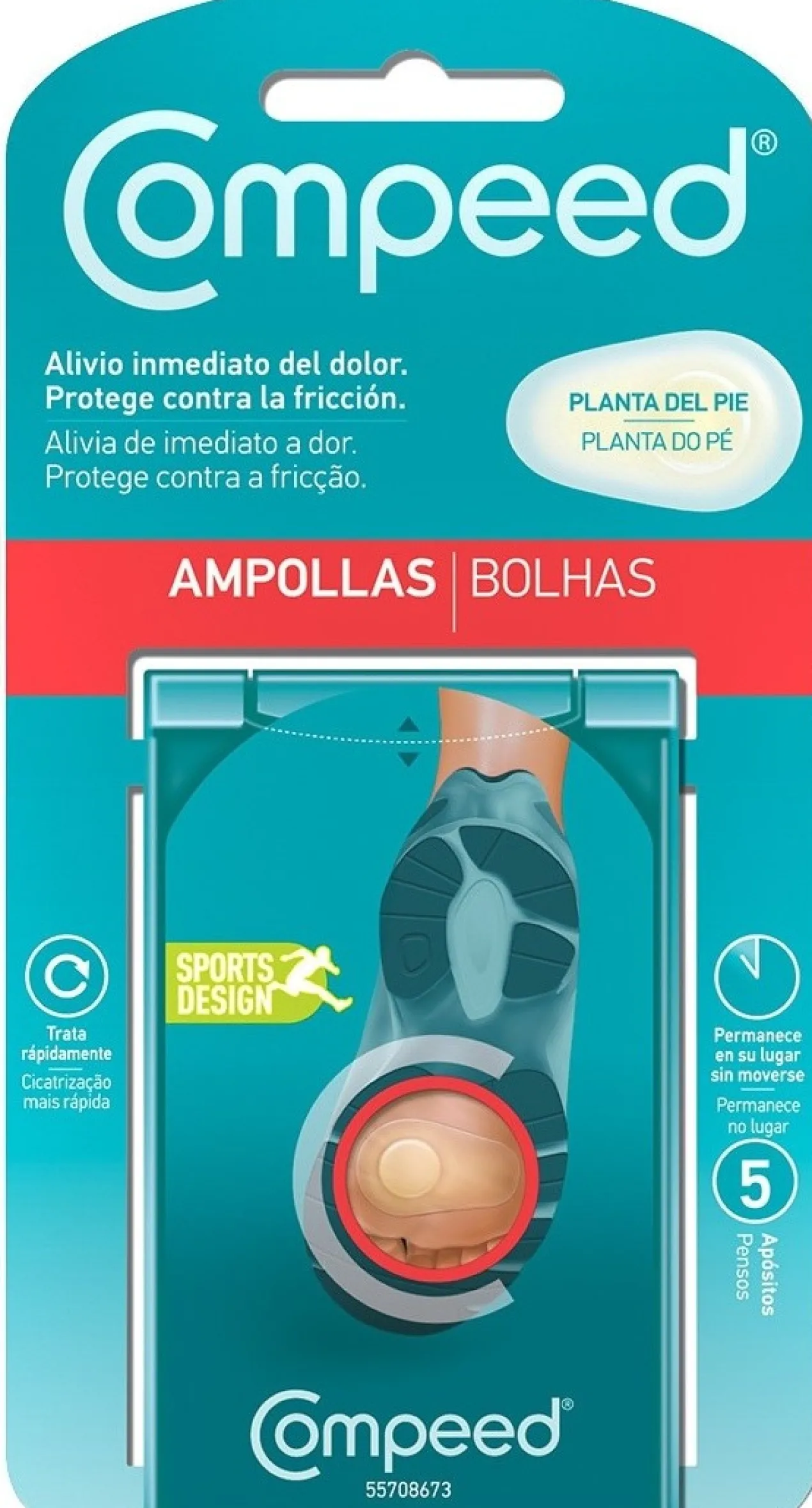 Bolhas Planta do Pé
