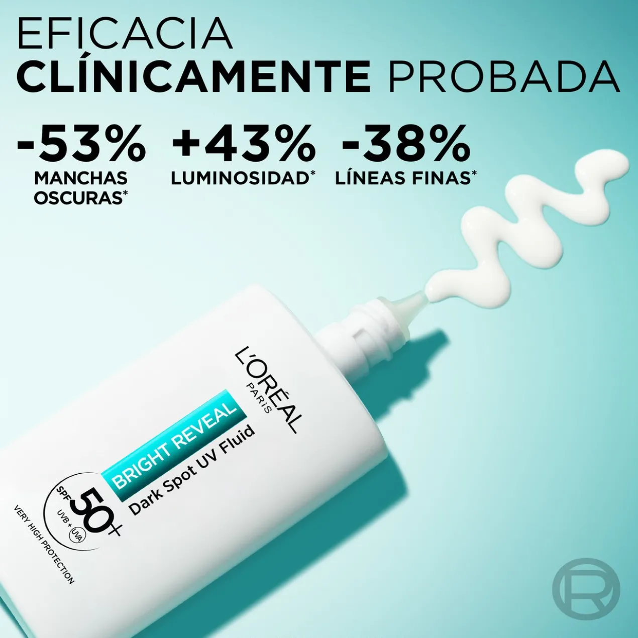 Bright Reveal Fluido Hidratante Anti-Manchas com Niacinamide SPF50+