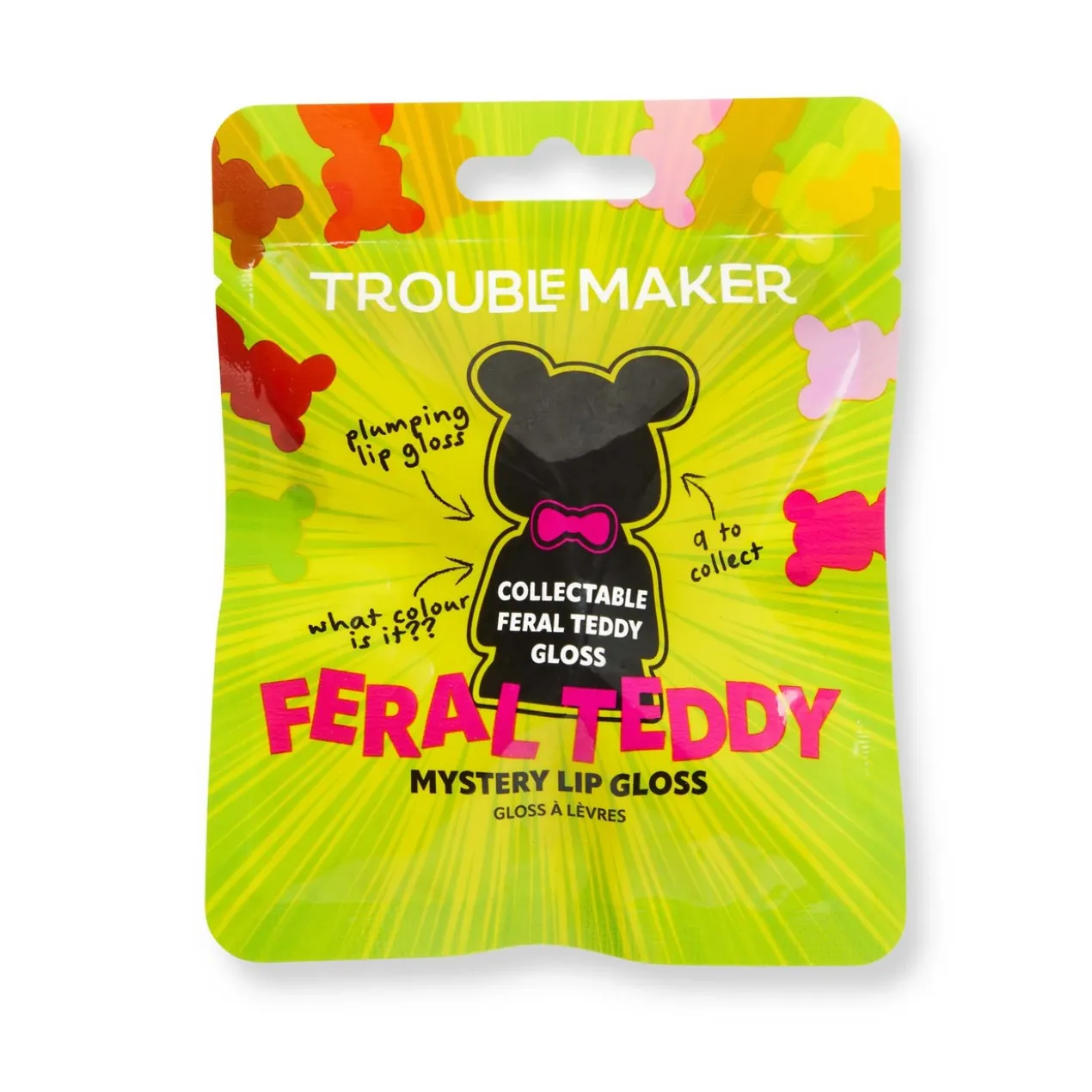 Brilho de Lábios Volumizador Feral Teddy Mystery Plumping Lip Gloss
