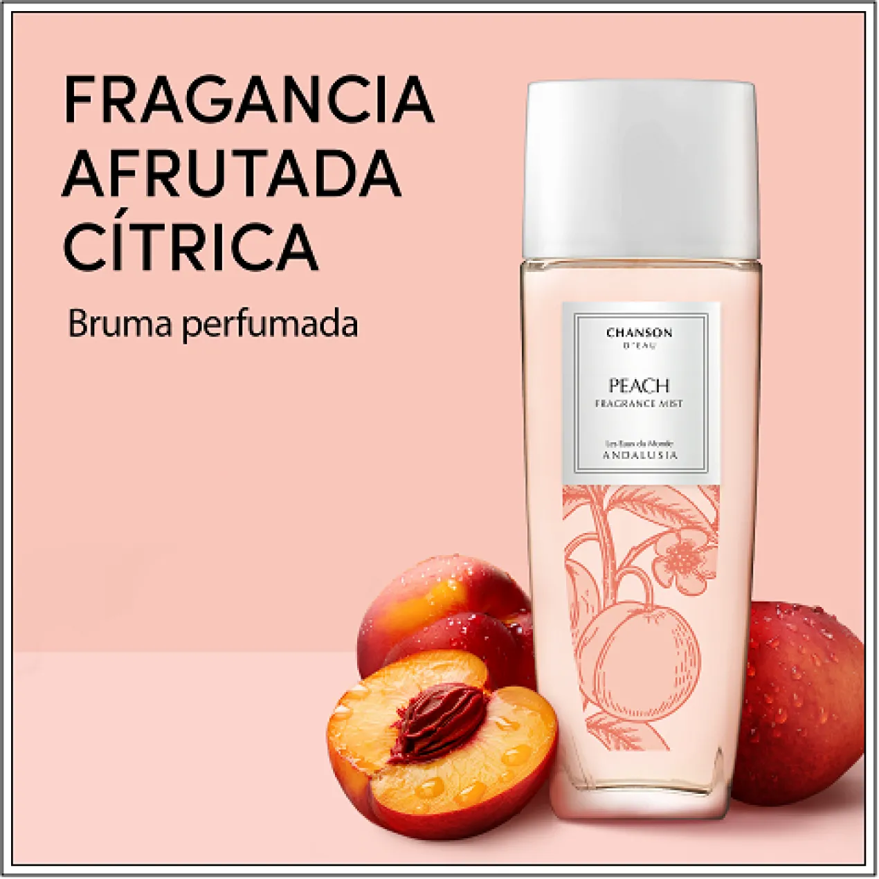 Bruma Perfumada Pêssego Les Eaux Du Monde