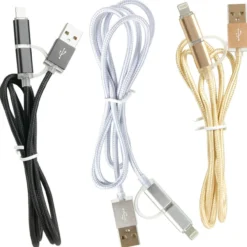 Cabo USB 2em1 Micro USB