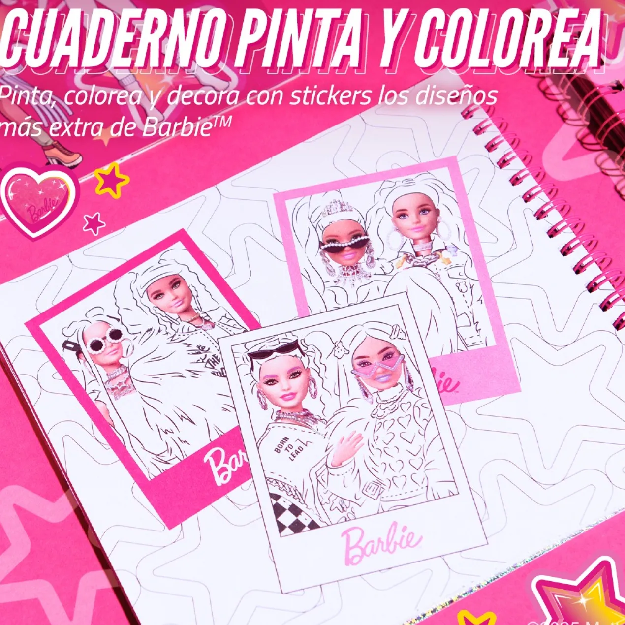 Caderno Barbie Pintar e Colorir